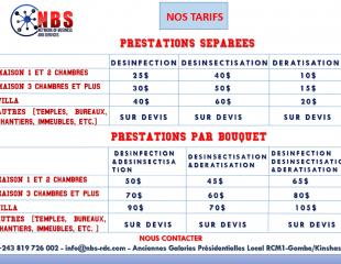 DESINFECTION ET DESINSECTISATION